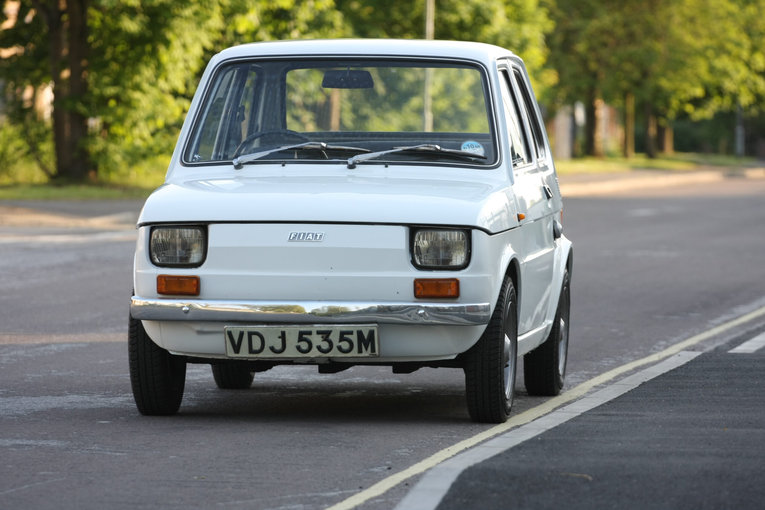 LHD Fiat cars with left hand wheel