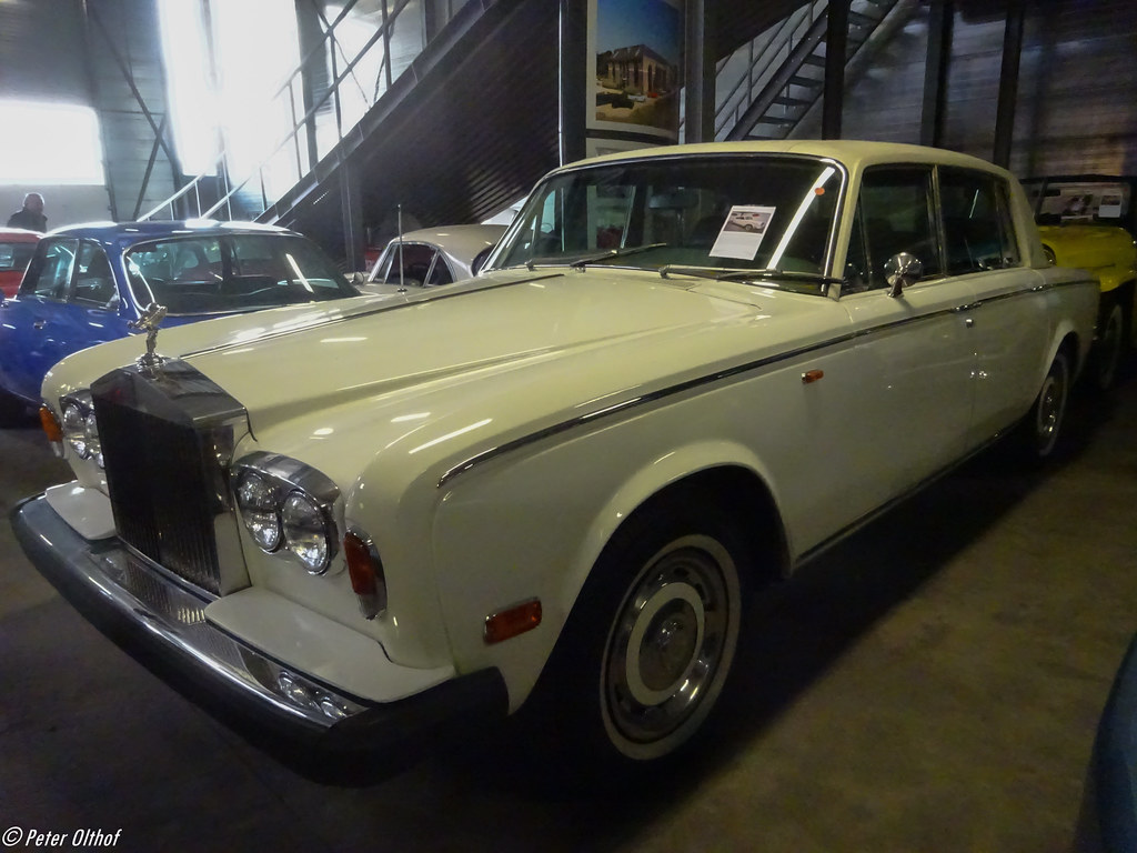 LHD Rolls Royce car with left hand wheel